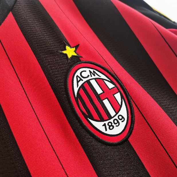 AC Milan 2013/14 Retro Home Long Sleeve Jersey