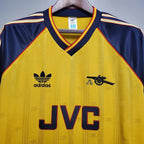 Arsenal 1988/89 Retro Yellow Jersey