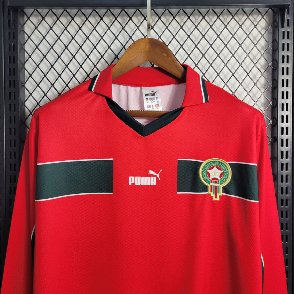 Morocco 1998 Retro Third Long Sleeve Jersey