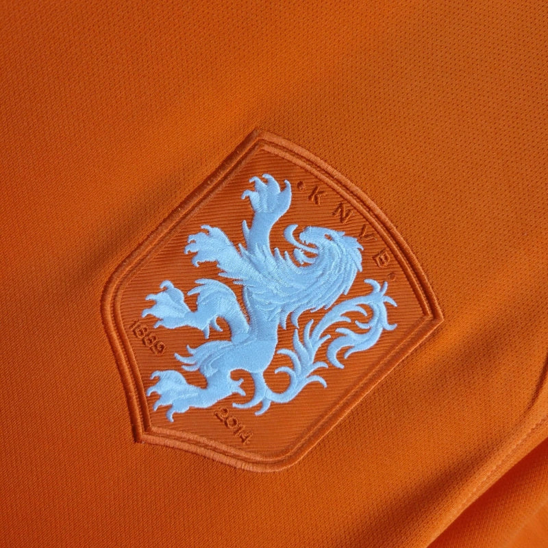 Netherlands 2014 Retro Home Jersey
