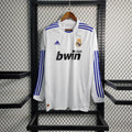 Real Madrid 2010/11 Retro Home Long Sleeve Jersey