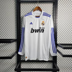 Real Madrid 2010/11 Retro Home Long Sleeve Jersey