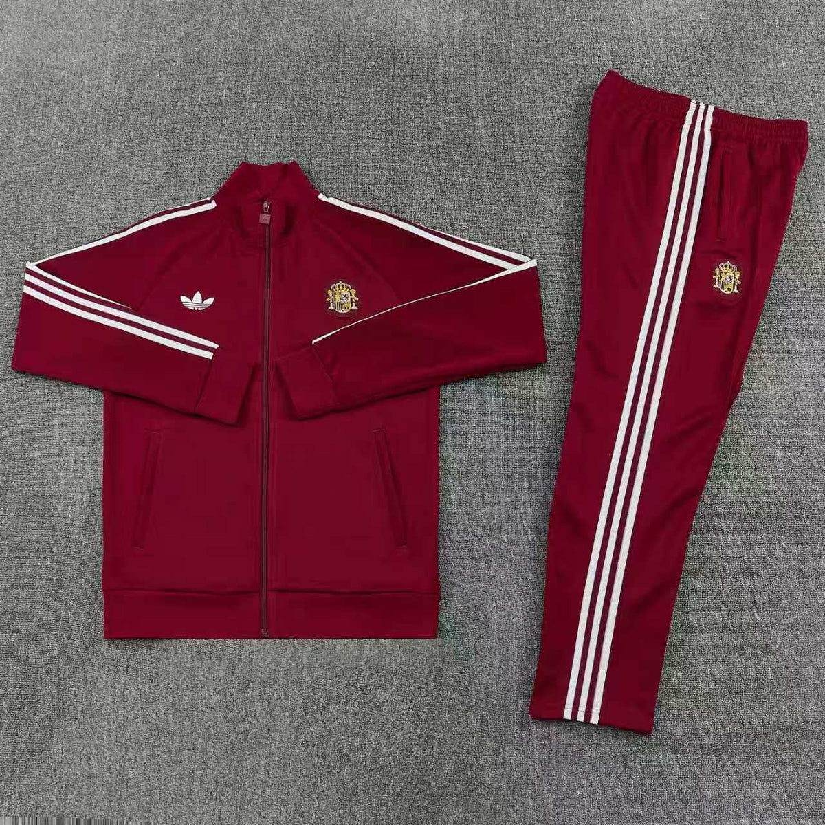 Spain Burgundy Tracksuit 2026/27