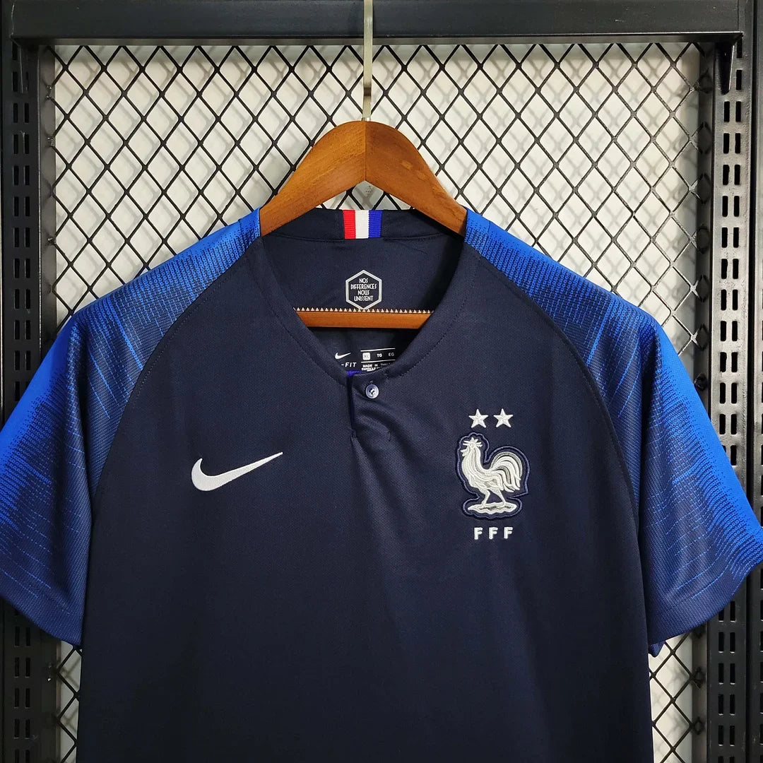 France 2018 Retro Home Jersey