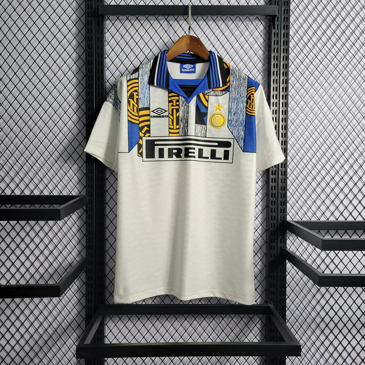 Inter Milan 1995/96 Retro White Third Jersey