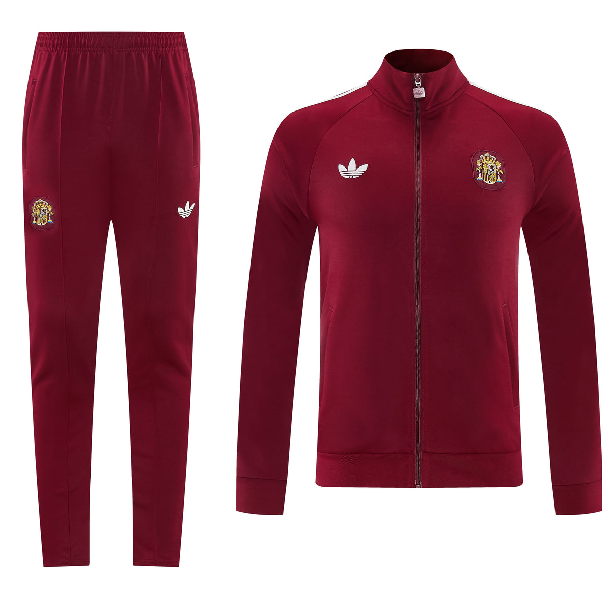 Spain Burgundy Tracksuit 2026/27