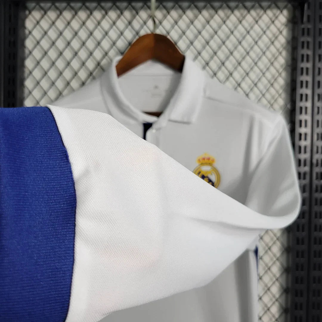 Real Madrid 2016/17 Retro Home Long Sleeve Jersey