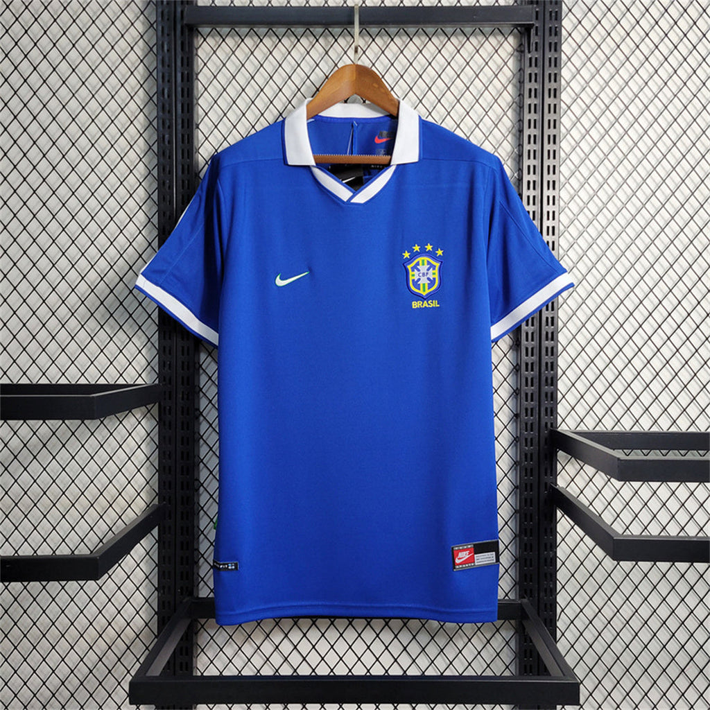 Brazil 1997 Retro Away Jersey