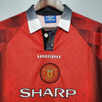 Manchester United 1996/98 Retro Home Long Sleeve Jersey