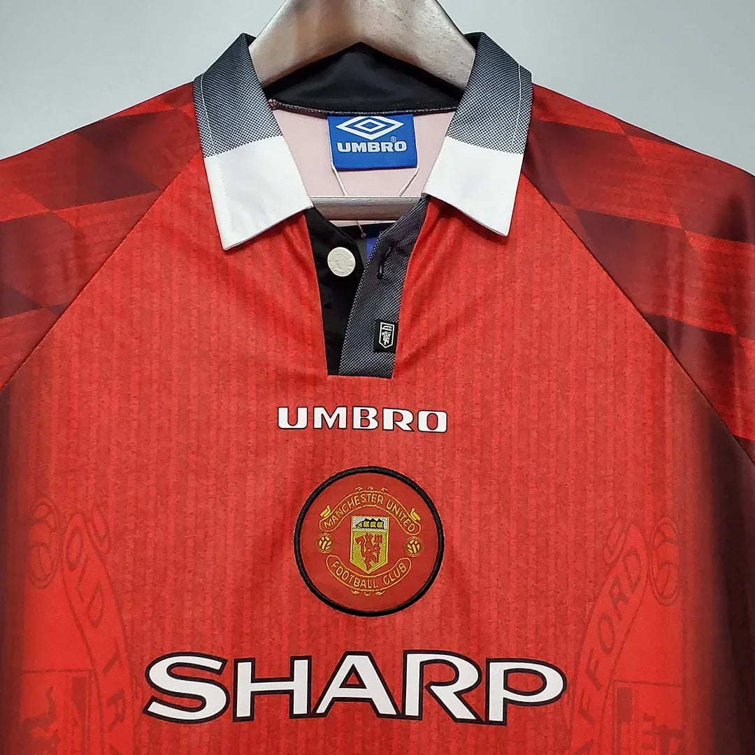 Manchester United 1996/98 Retro Home Long Sleeve Jersey