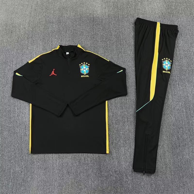 Brazil Black & Yellow Tracksuit 2026/27