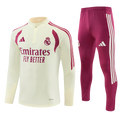 Real Madrid Beige & Pink Tracksuit 2026/27