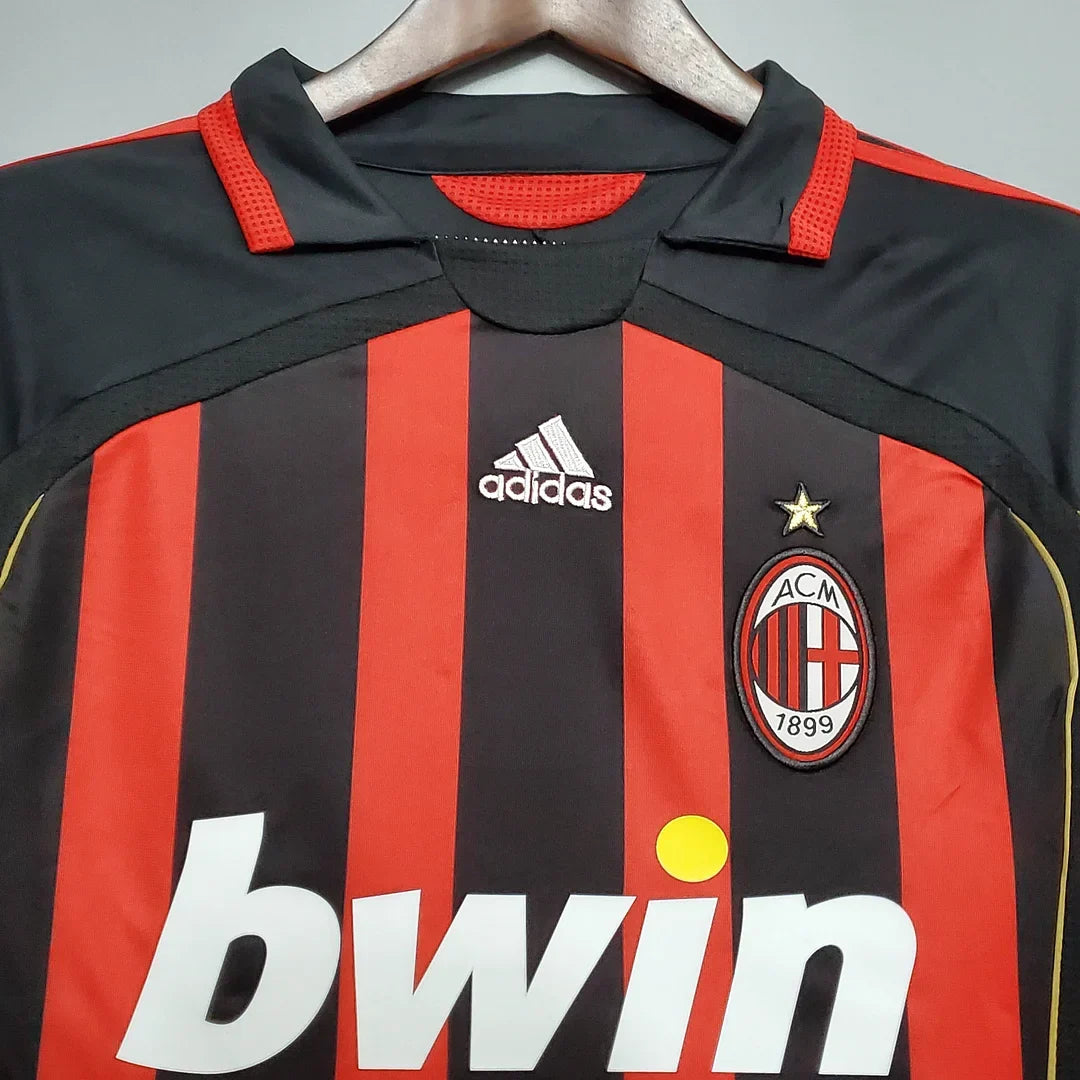 AC Milan 2006/07 Retro Home Long Sleeve Jersey