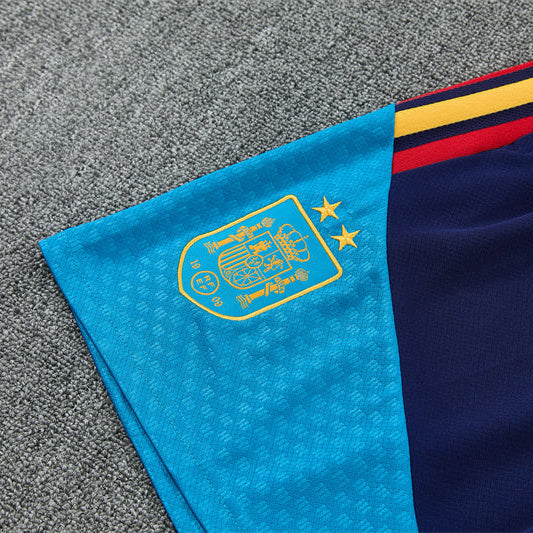 Spain 2026/27 Blue Pattern Set