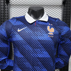 France World Cup 2026 Home Long Sleeve Jersey Player Version