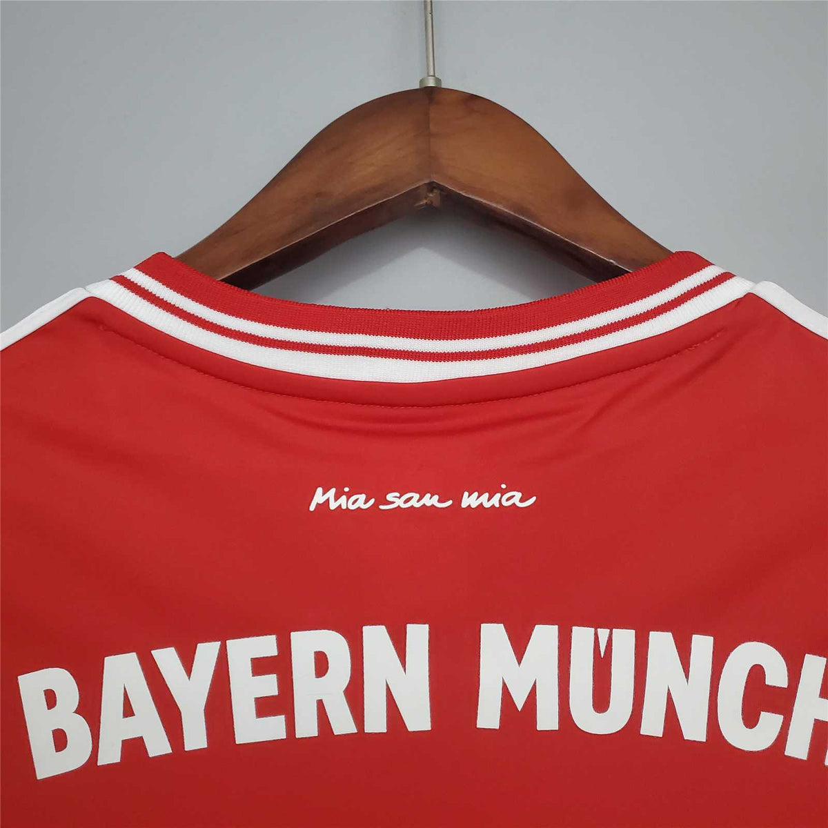 Bayern Munich 2013/14 Retro Champions League Home Long Sleeve Jersey