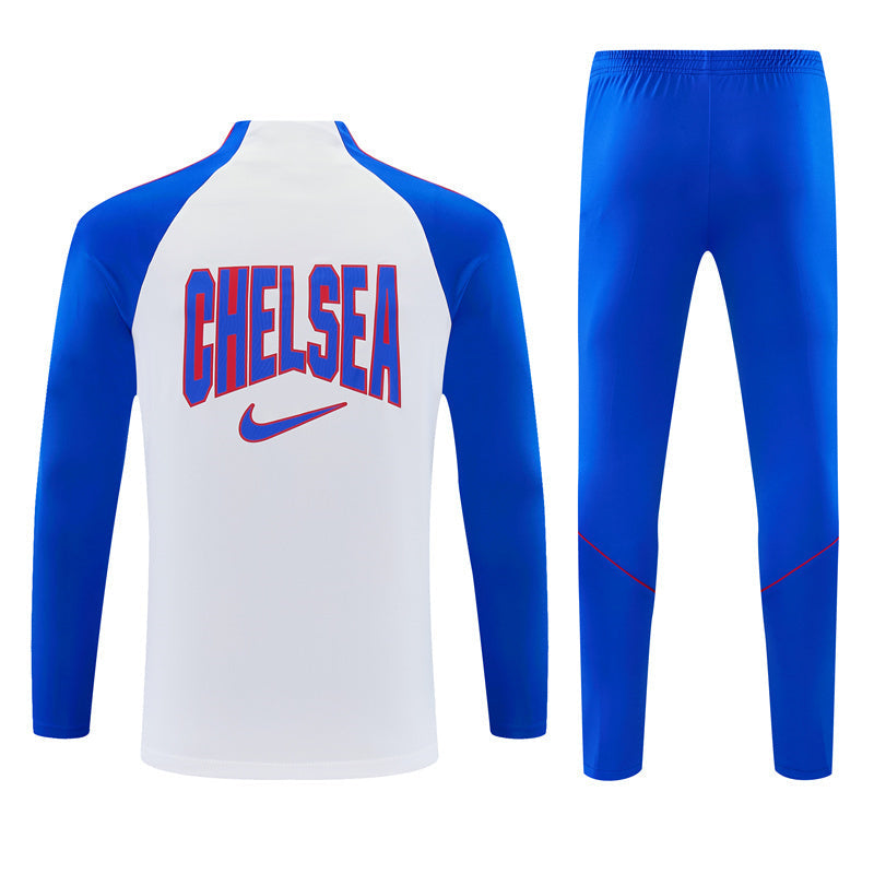Chelsea White & Blue Tracksuit 2026/27