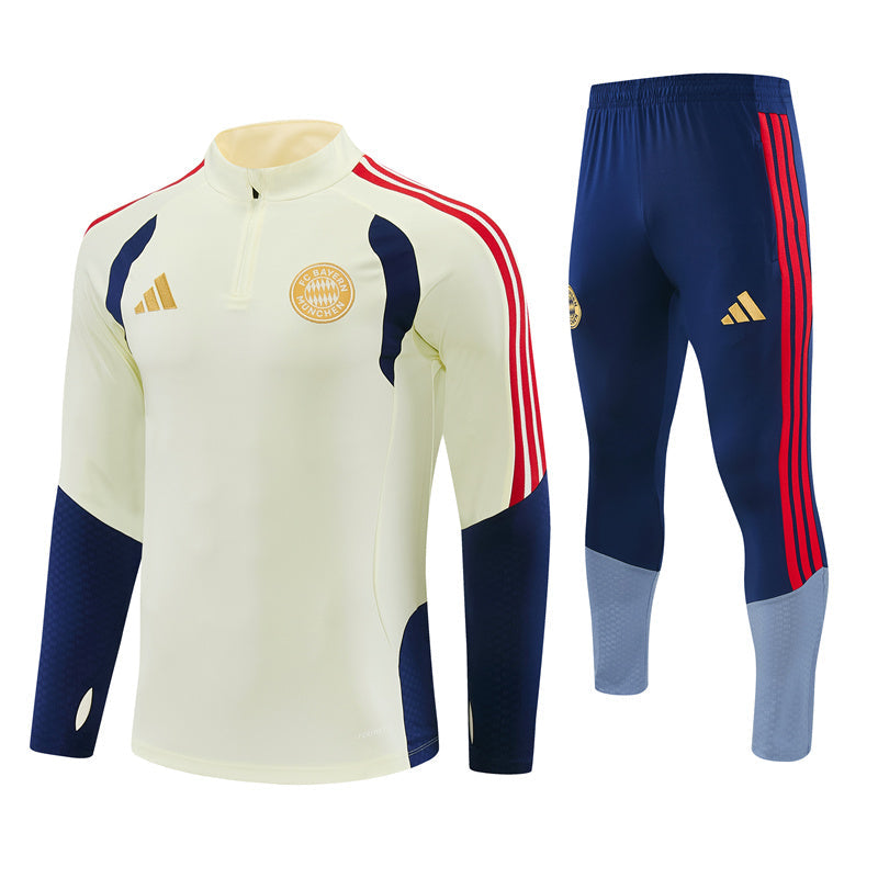 Bayern Munich Beige & Blue Tracksuit 2026/27