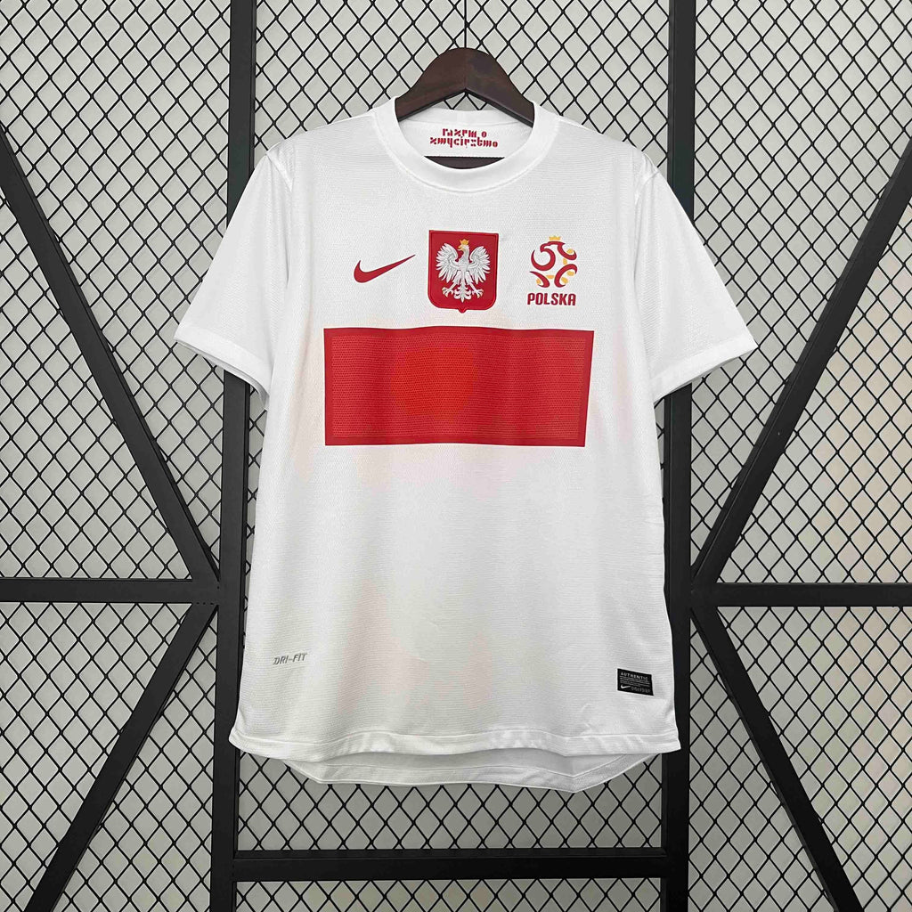 Poland 2012 Retro Home Jersey