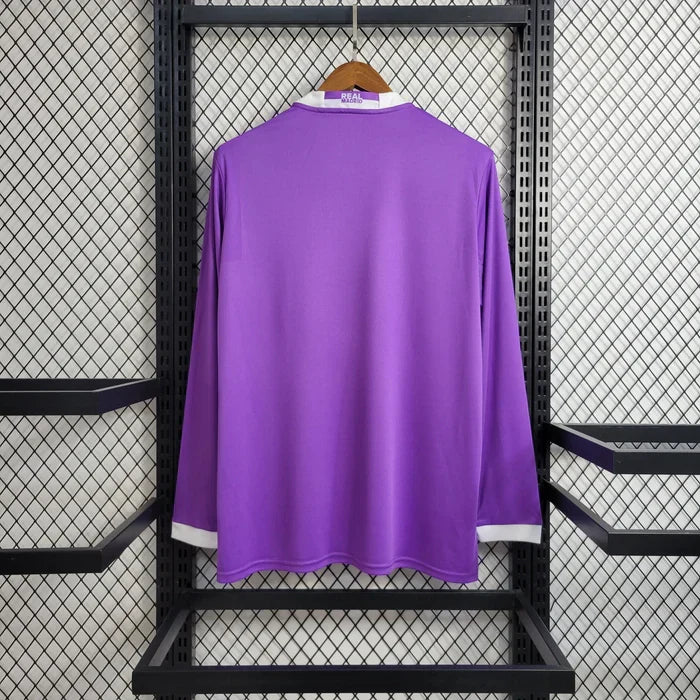 Real Madrid 2016/17 Retro Away Long Sleeve Jersey