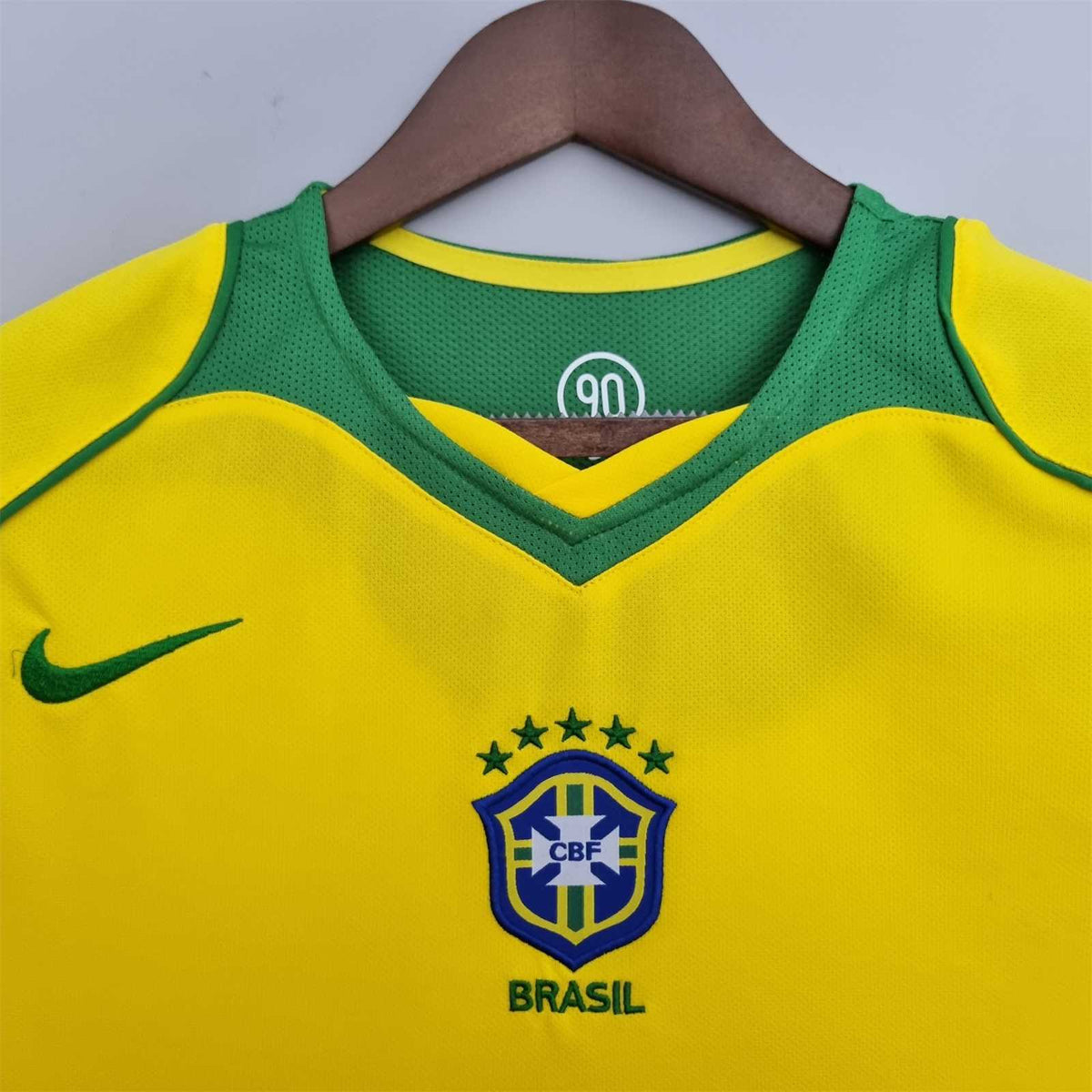 Brazil 2004 Retro Home Jersey