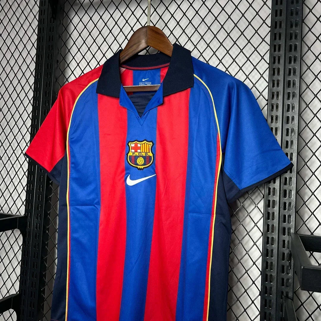 Barcelona 2001/02 Retro Home Jersey
