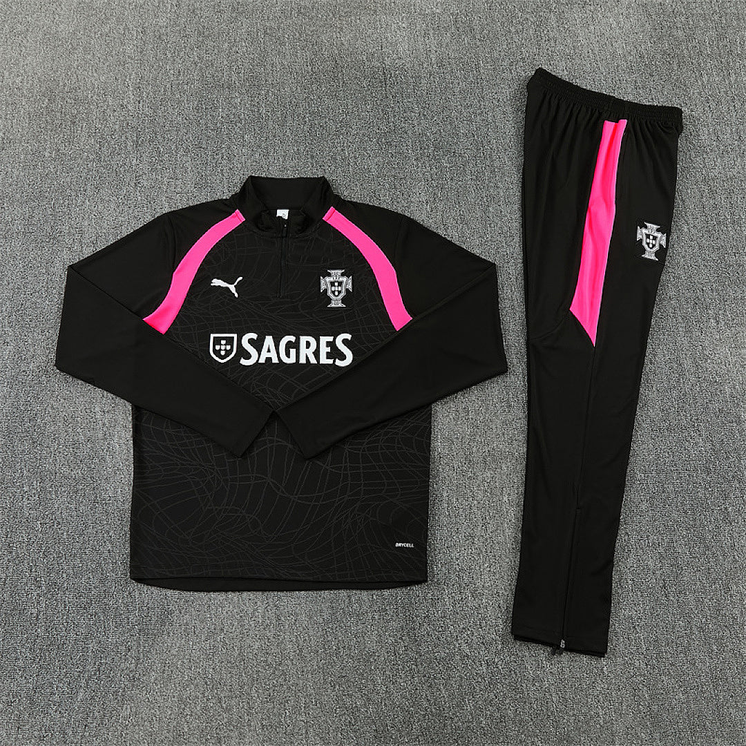 Portugal Black Tracksuit 2026/27