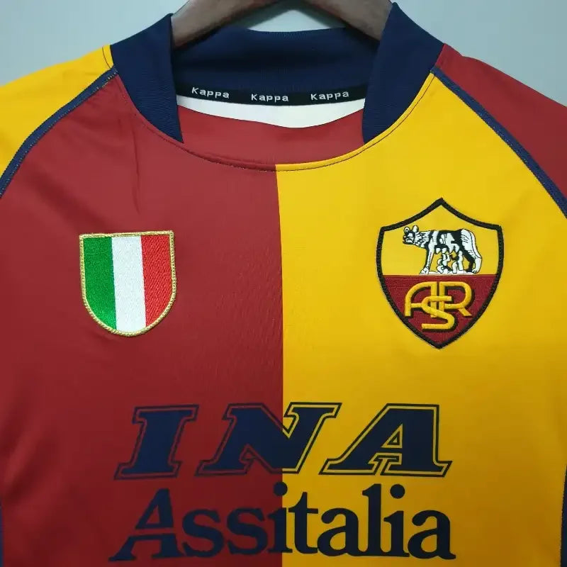 Roma 2001/02 Retro Home Jersey