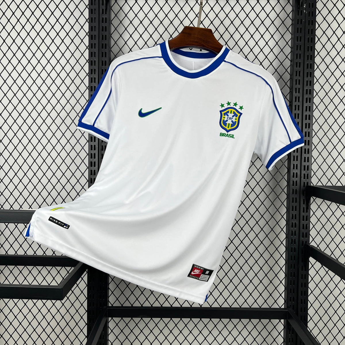 Brazil 1998 Retro White Edition Jersey