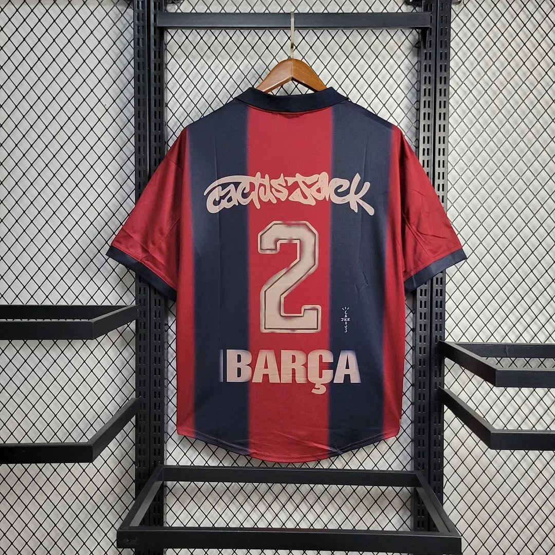Barcelona x Travis Scott 2000/01 Retro Jersey