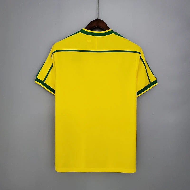 Brazil 1998 Retro Home Jersey