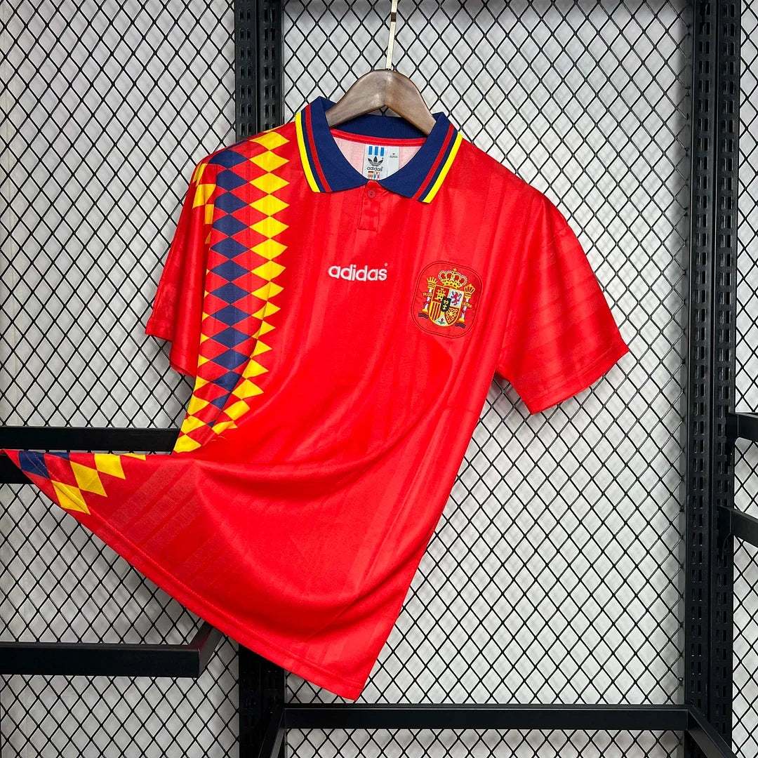 Spain 1994 Retro Home Jersey