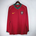 Portugal 2006 Retro Home Long Sleeve Jersey
