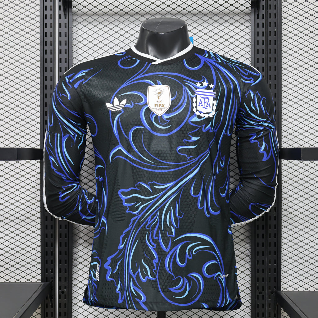 Argentina World Cup 2026 Away Long Sleeve Jersey Player Version