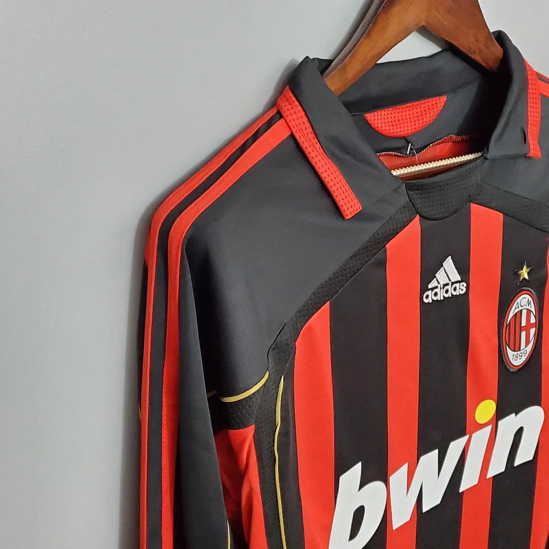 AC Milan 2006/07 Retro Home Long Sleeve Jersey