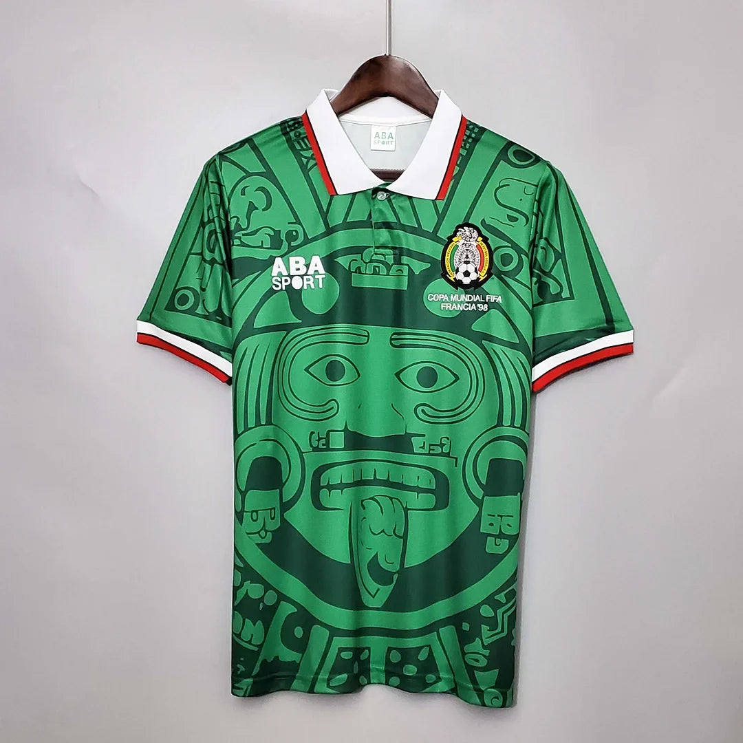 Mexico 1998 Retro Home Jersey