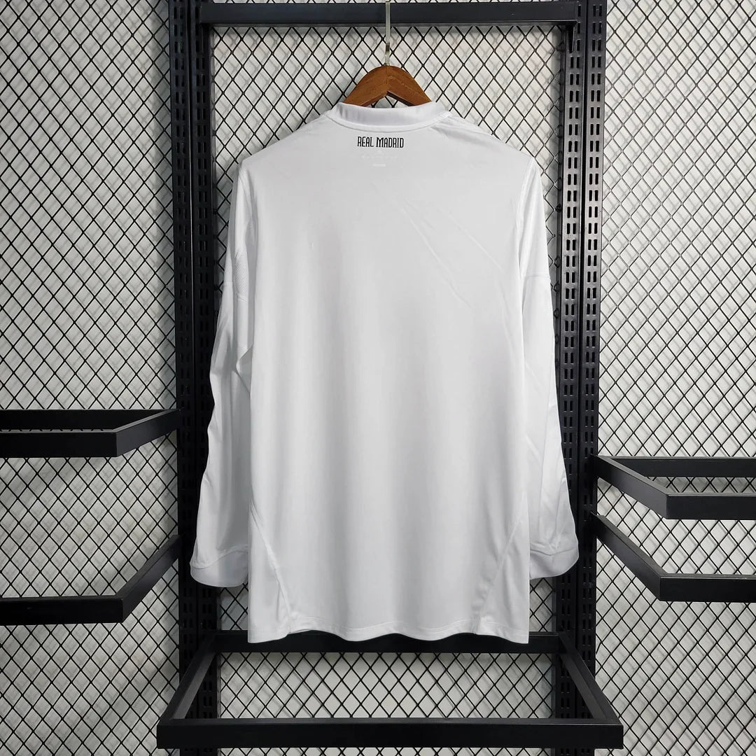 Real Madrid 2010/11 Retro Home Long Sleeve Jersey