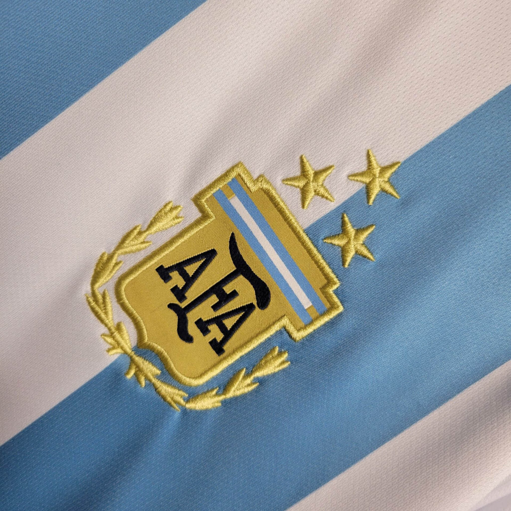 Argentina 2022 Retro Home Long Sleeve Jersey