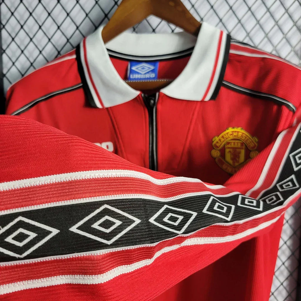 Manchester United 1998/99 Retro Home Long Sleeve Jersey