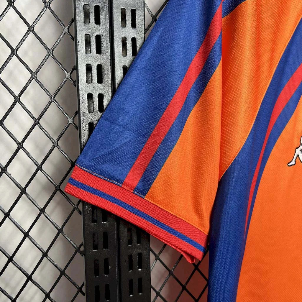 Barcelona 1997/98 Retro Orange Away Jersey