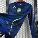 Brazil World Cup 2026 Away Long Sleeve Jersey Fan Version