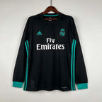Real Madrid 2017/18 Retro Away Long Sleeve Jersey