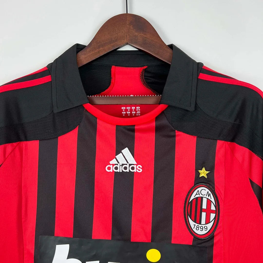 AC Milan 2009/10 Retro Red & Black Jersey