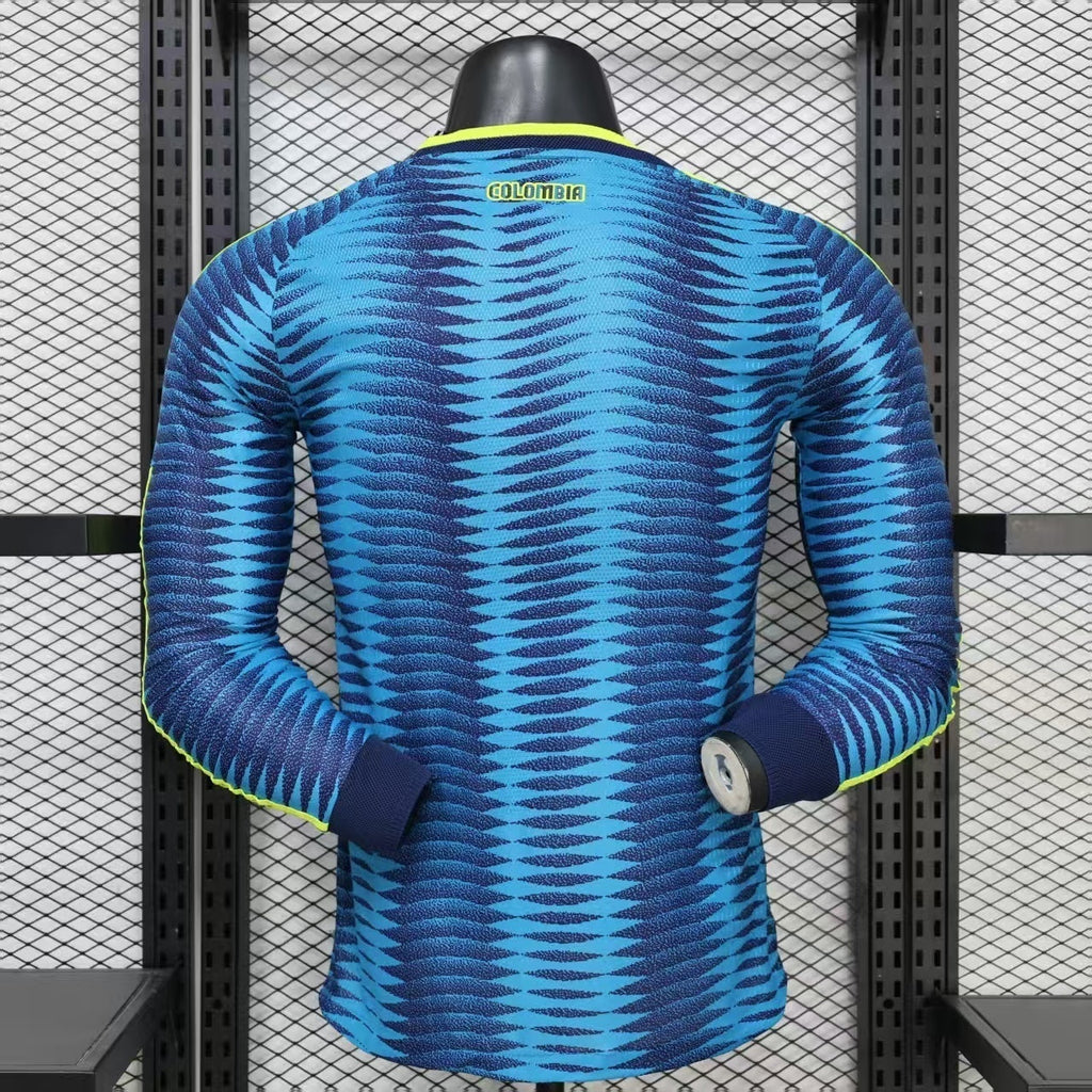 Colombia World Cup 2026 Away Long Sleeve Jersey Player Version