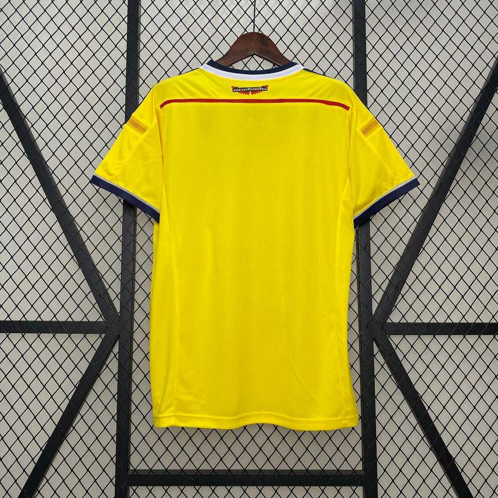 Colombia 2014 Retro Home Jersey
