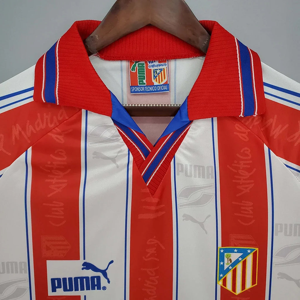 Atletico Madrid 1996/97 Retro Home Jersey