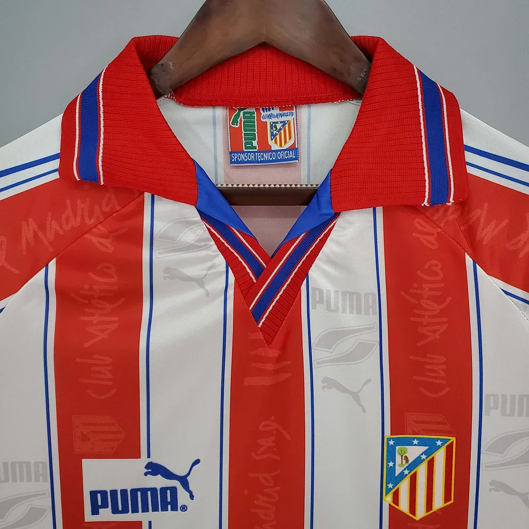 Atletico Madrid 1996/97 Retro Home Jersey