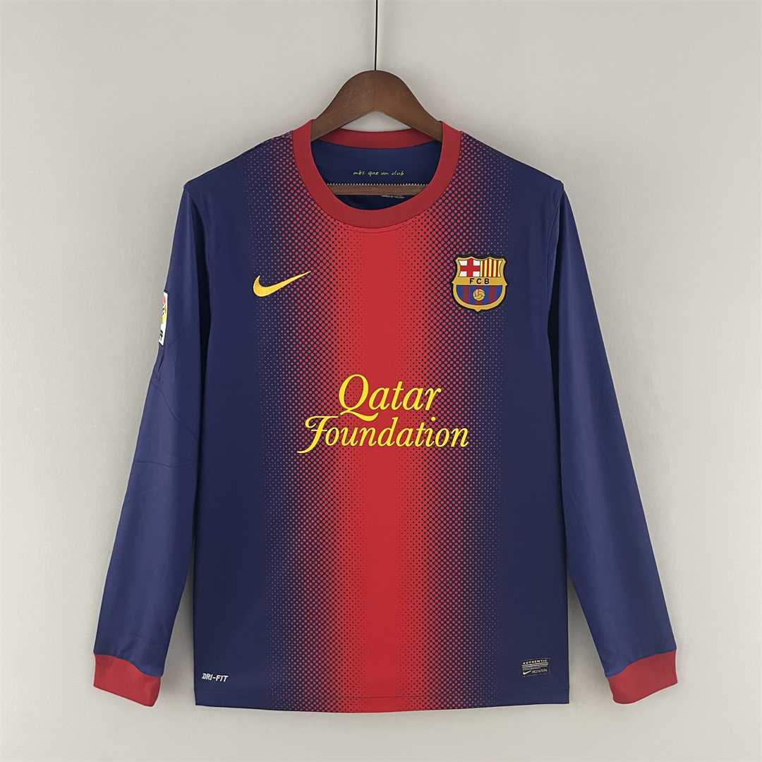 Barcelona 2012/13 Retro Home Long Sleeve Jersey