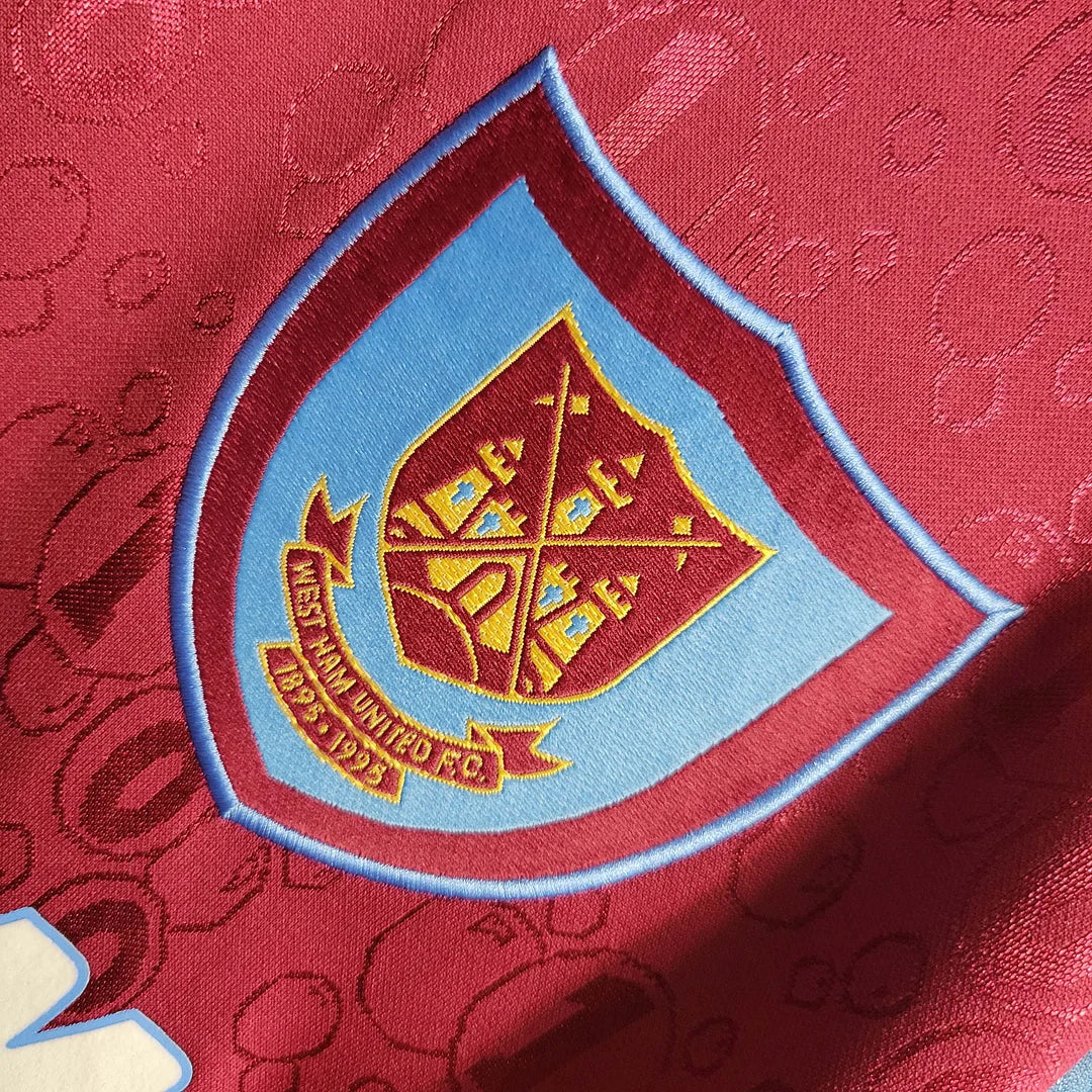 West Ham United 1995/97 Retro Home Long Sleeve Jersey