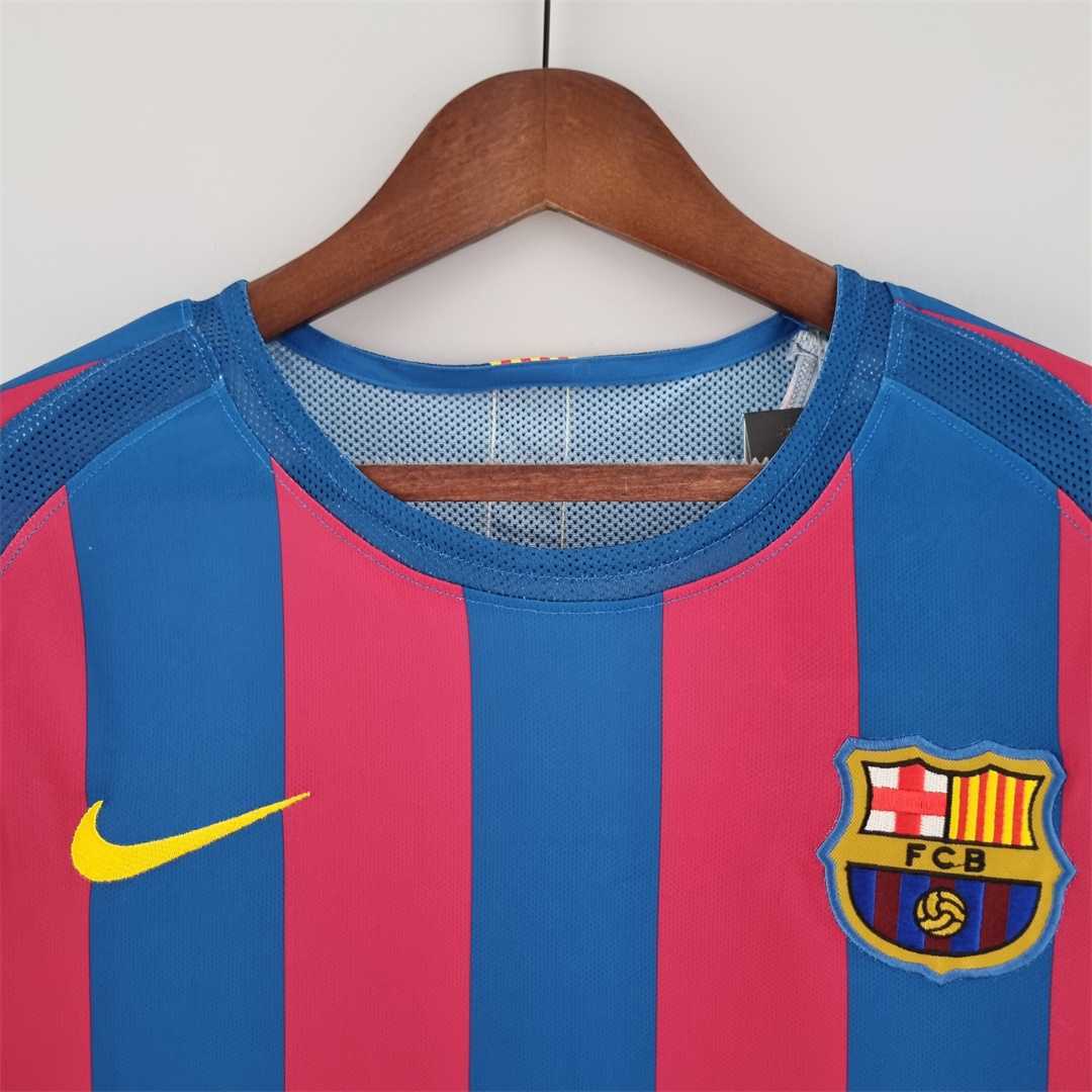 Barcelona 2005/06 Retro Home Long Sleeve Jersey